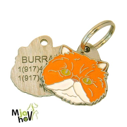 ID tegn-perser-hvid-rød-indgraverede.jpg Personlige hundetegn MjavHov - indgraverede hundetegn online